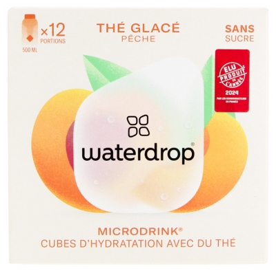 Waterdrop Microdrink Thé Glacé Pêche 12 Cubes