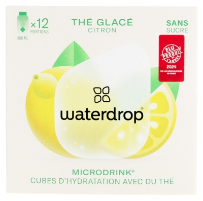 Waterdrop Microdrink Thé Glacé Pêche 12 Cubes - Goût : Citron