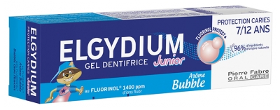 Pierre Fabre Oral Care Elgydium Dentifrice Junior 7/12 Ans Bubble Tube 50 ml