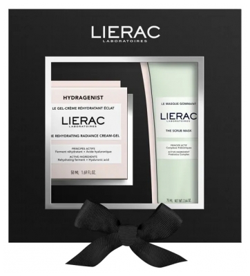 Lierac Hydragenist Coffret Hydratation Éclat Le Gel-Crème 50 ml + Le Masque Gommant 75 ml