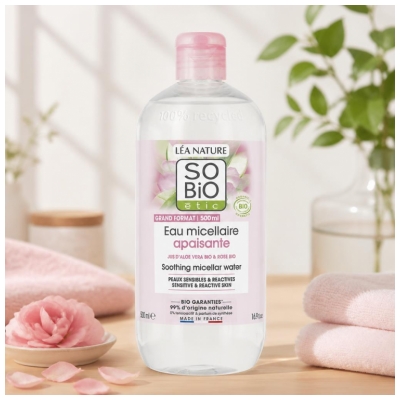 Léa Nature SO BIO étic Eau Micellaire Apaisante Biologique 500 ML