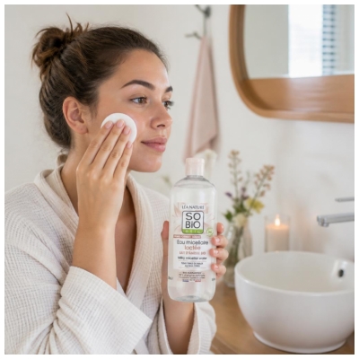 Léa Nature SO BIO étic Eau Micellaire Lactée au Lait d'Ânesse Biologique 500 ML
