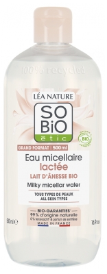 Léa Nature SO BIO étic Eau Micellaire Lactée au Lait d'Ânesse Biologique 500 ML