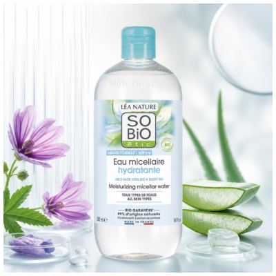 Léa Nature SO BIO étic Eau Micellaire Hydratante Biologique 500 ML