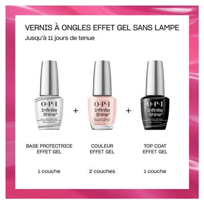 OPI Infinite Shine Base Coat Base Protectrice Effet Gel 15 ml