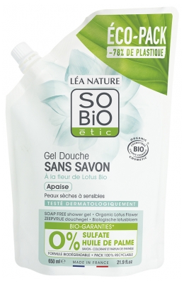 Léa Nature SO BIO étic Gel Douche Sans Savon Biologique 650 ML