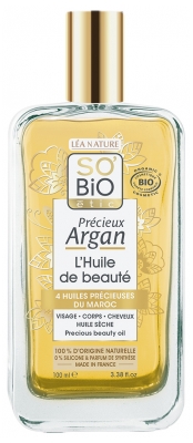 Léa Nature SO BIO étic Précieux Argan Huile de Beauté Biologique 100 ML