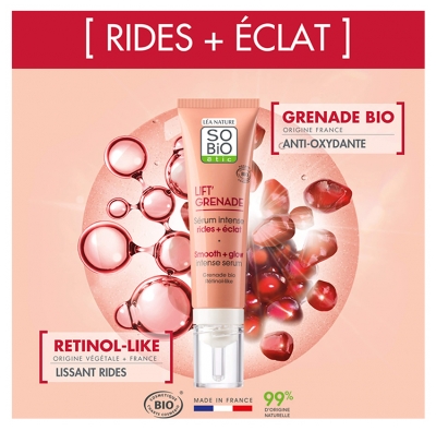 Léa Nature SO BIO étic Lift'Grenade Sérum Intense Rides + Éclat Biologique 30 ML