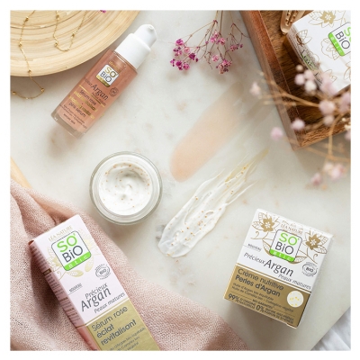Léa Nature SO BIO étic Précieux Argan Sérum Rose Éclat Revitalisant Biologique 30 ML