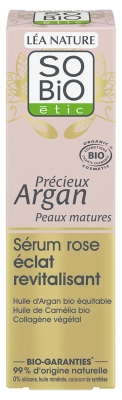 Léa Nature SO BIO étic Précieux Argan Sérum Rose Éclat Revitalisant Biologique 30 ML
