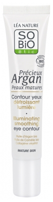 Léa Nature SO BIO étic Précieux Argan Contour Yeux Défroissant Lumière Biologique 15 ML