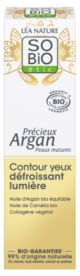 Léa Nature SO BIO étic Précieux Argan Contour Yeux Défroissant Lumière Biologique 15 ML