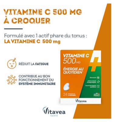 Vitavea Vitamine C 24 comprimés à Croquer