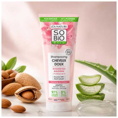 Léa Nature SO BIO étic Shampoing Cheveux Doux Biologique 250 ML