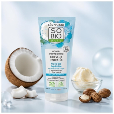 Léa Nature SO BIO étic après-Shampoing Cheveux Hydratés Biologique 200 ML