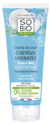 Léa Nature SO BIO étic Crème de Soin Cheveux Hydratés Biologique 100 ML