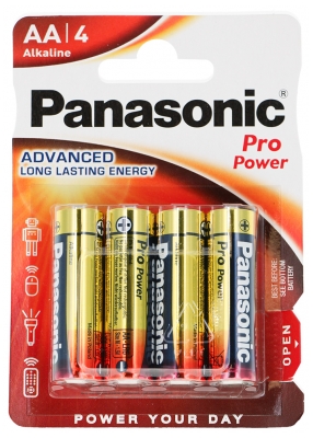 Panasonic Piles Pro Power AA LR6 x 4