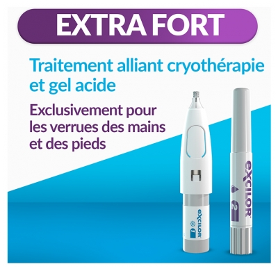 Excilor Traitement des Verrues Duo Power Pieds et Mains