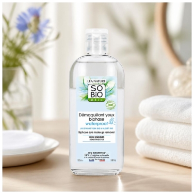 Léa Nature SO BIO étic Démaquillant Yeux Biphase Waterproof Biologique 100 ML