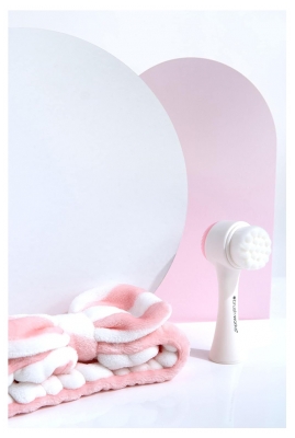 Brushworks Bandeau de Maquillage + Brosse Nettoyante Visage