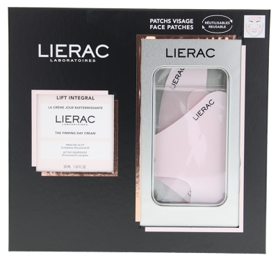 Lierac Lift Integral Coffret Anti-Âge Lift Fermeté La Crème Jour Raffermissante 50 ml+ Patchs Visage Réutilisables