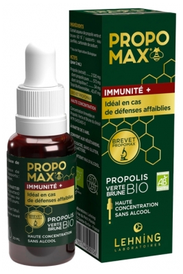 Laboratoires Lehning Propo Max Immunité + Propolis Verte & Brune Bio 30 ml