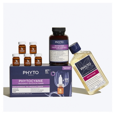 Phyto Phytocyane Complément Alimentaire Chute de Cheveux 84 Gélules
