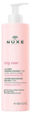 Nuxe Very rose Lait Corps Hydratant Apaisant Toutes Peaux 400 ml