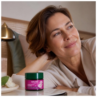 Weleda Crème de Nuit Lissante à la Rose Musquée et Thé Blanc 40 ML