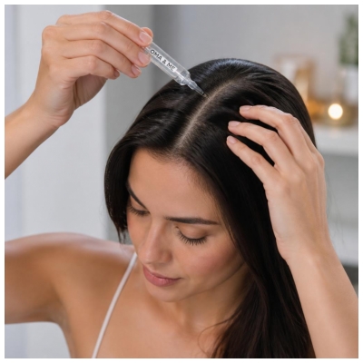 OMA & ME Protocole de Repousse 3-en-1 Chute de Cheveux Progressive 12 Ampoules