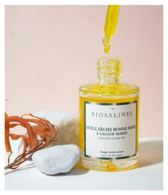 Biosalines Huile Sèche Bonne Mine Algue Dorée 30 ML