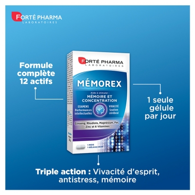 Forté Pharma Mémorex - 20 Gélules