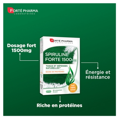 Forté Pharma Spiruline Forte - 1500 - 20 Comprimés