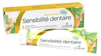 Laboratoires Lehning Dentifrice Sensibilité Dentaire Bio 80 Grammes