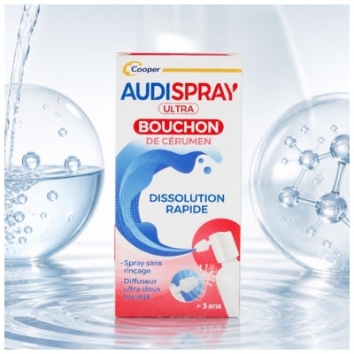 Audispray Ultra Bouchon de Cérumen 20 ml