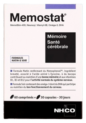 NHCO Memostat 60 Comprimés + 30 Capsules