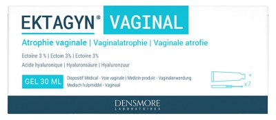 Densmore Ektagyn Gel Vaginal - Tube 30 ml +7 Canules
