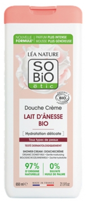 Léa Nature SO BIO étic Douche Crème Lait d'Ânesse Biologique 650 ML