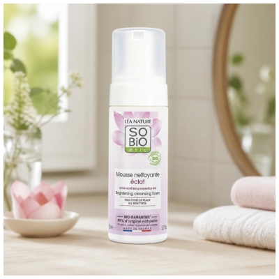 Léa Nature SO BIO étic Mousse Nettoyante Éclat Biologique 150 ML