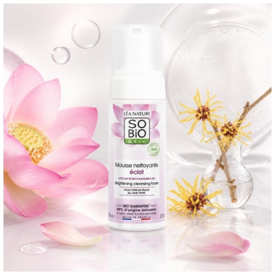 Léa Nature SO BIO étic Mousse Nettoyante Éclat Biologique 150 ML