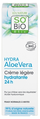 Léa Nature SO BIO étic Hydra Aloe Vera Crème Légère Hydratante 24H Biologique 50 ML