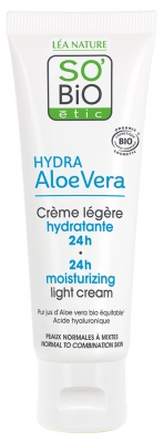 Léa Nature SO BIO étic Hydra Aloe Vera Crème Légère Hydratante 24H Biologique 50 ML