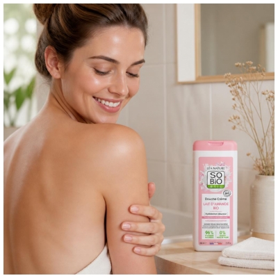 Léa Nature SO BIO étic Douche Crème au Lait d'Amande Bio 650 ML