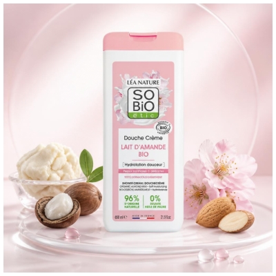 Léa Nature SO BIO étic Douche Crème au Lait d'Amande Bio 650 ML