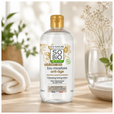 Léa Nature SO BIO étic Eau Micellaire Anti-Âge Biologique 500 ML