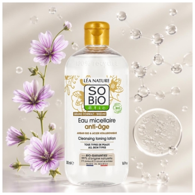 Léa Nature SO BIO étic Eau Micellaire Anti-Âge Biologique 500 ML