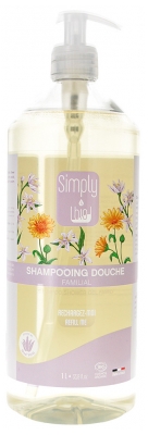 Simply Bio Shampoing Douche Familial Biologique 1 Litre