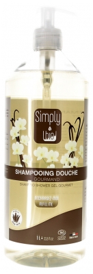Simply Bio Shampoing Douche Gourmand Biologique 1 Litre