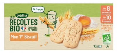 Les Récoltes Bio Mon 1er Biscuit Bio 20 Unités