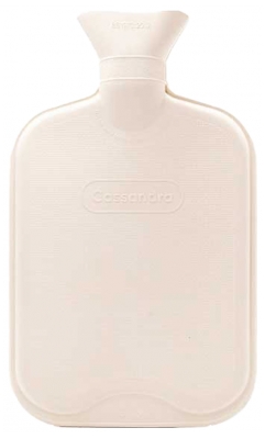 Cassandra Bouillotte Caoutchouc Bleue 1,8 l - Couleur : Crème